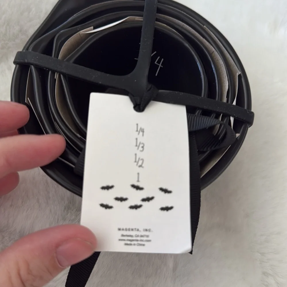 Rae Dunn Halloween Bat Measuring Cups